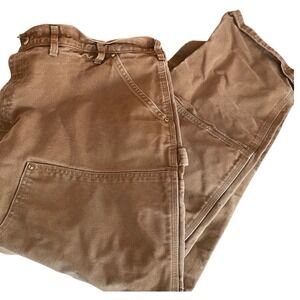Carhartt USA Union Made Vtg Loose Original Fit Work Pants Men's 44x32 Cotton